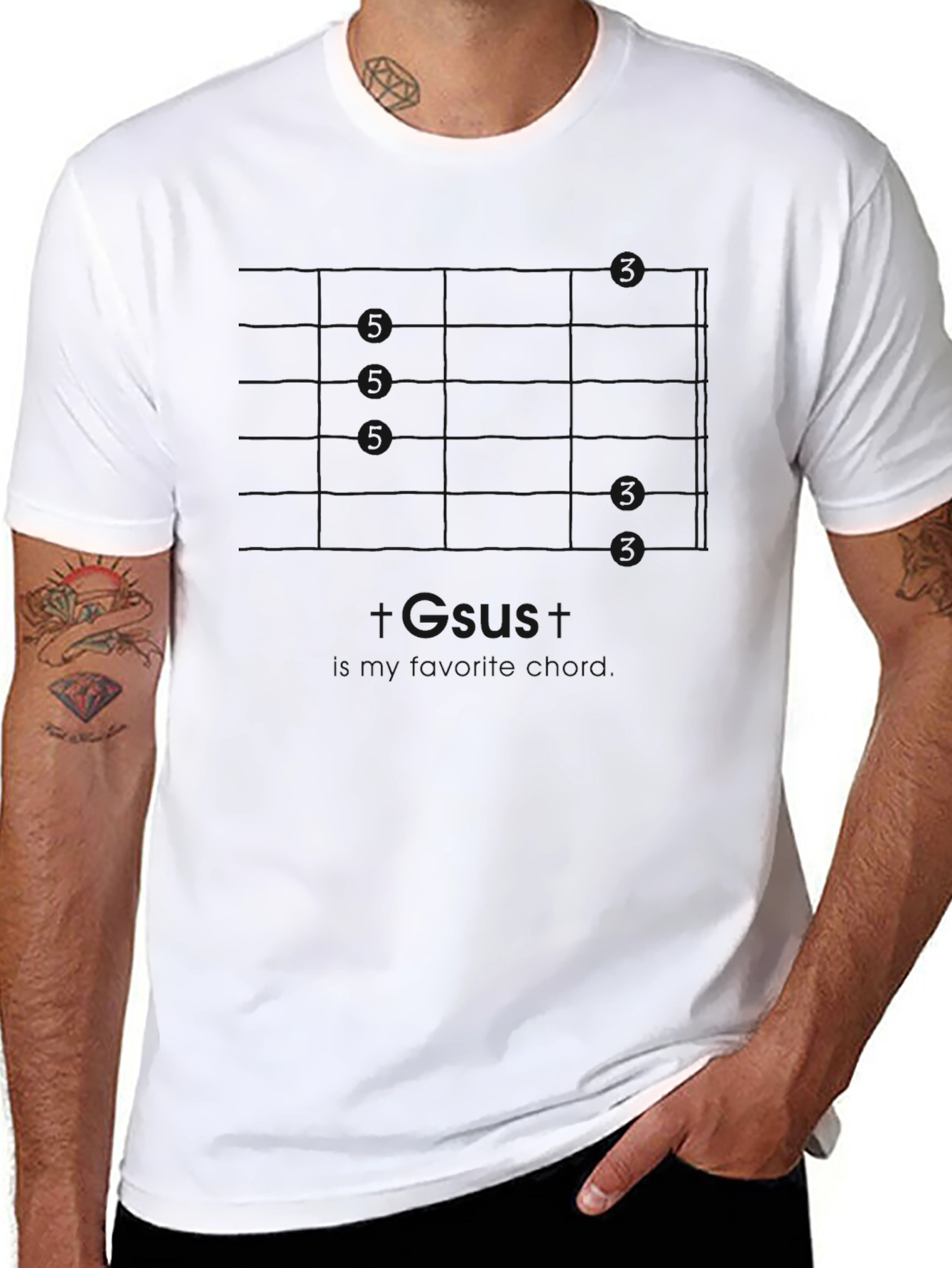 Camiseta Negra Casual para Hombre