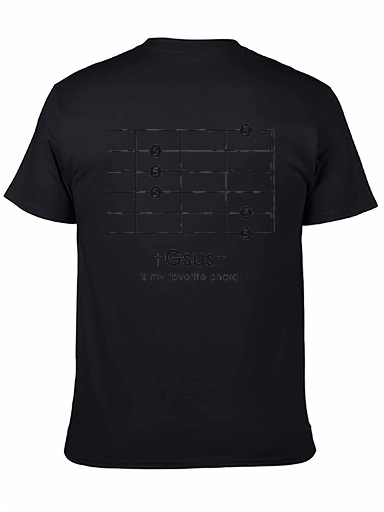 Camiseta Negra Casual para Hombre
