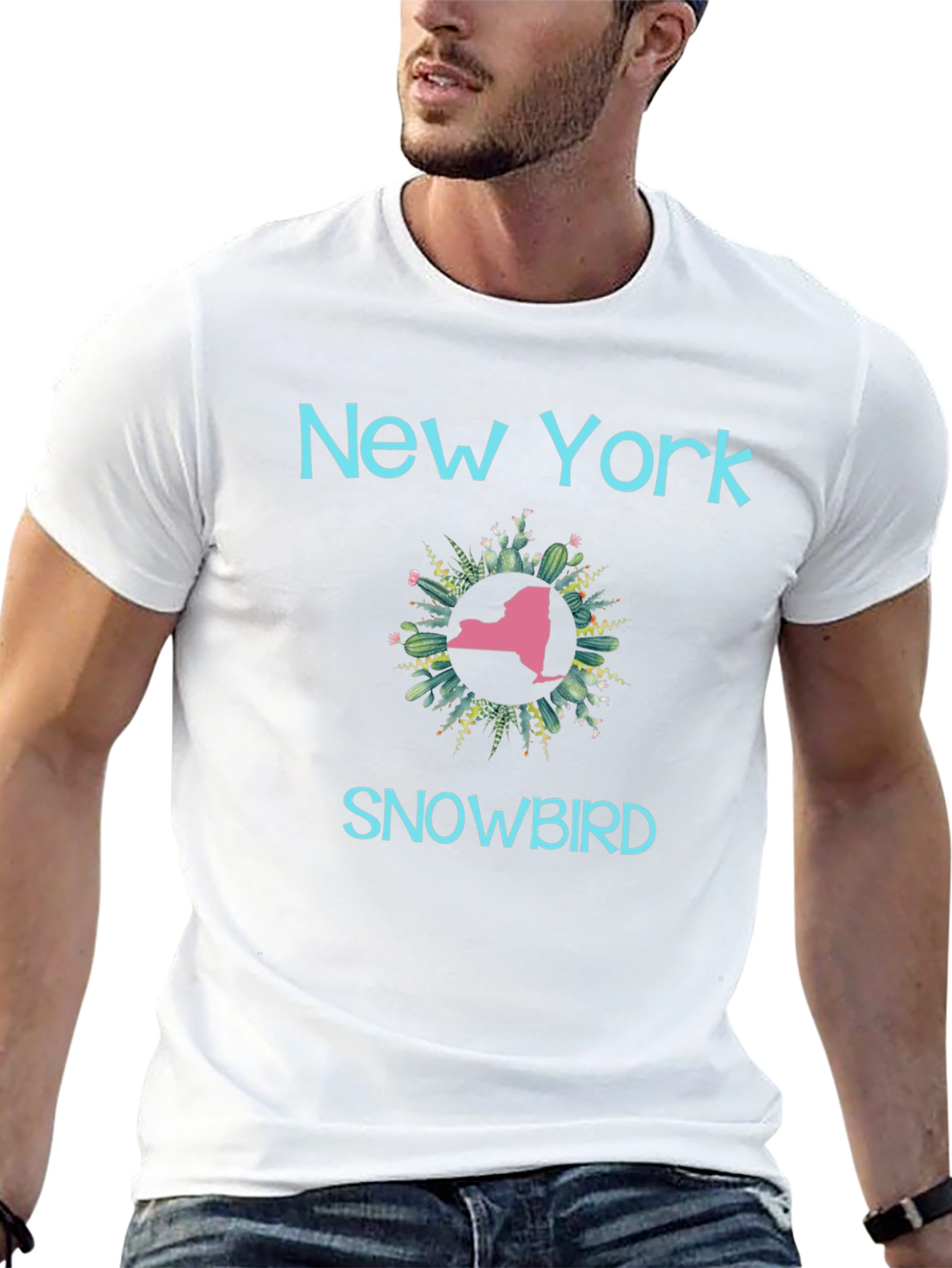 Camiseta Negra New York Snowbird Cactus