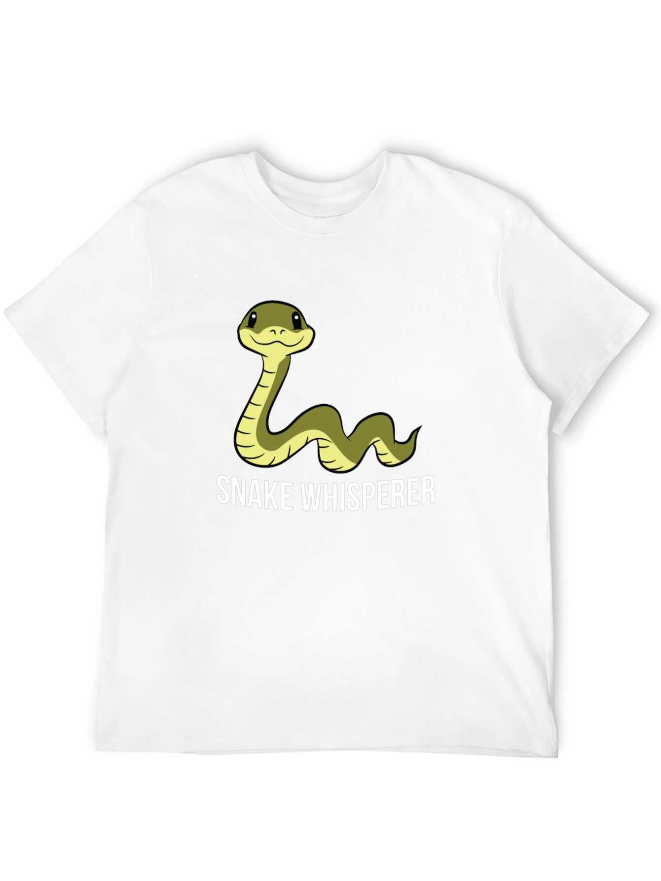 Camiseta Negra Snake Whisperer con Diseño de Serpiente