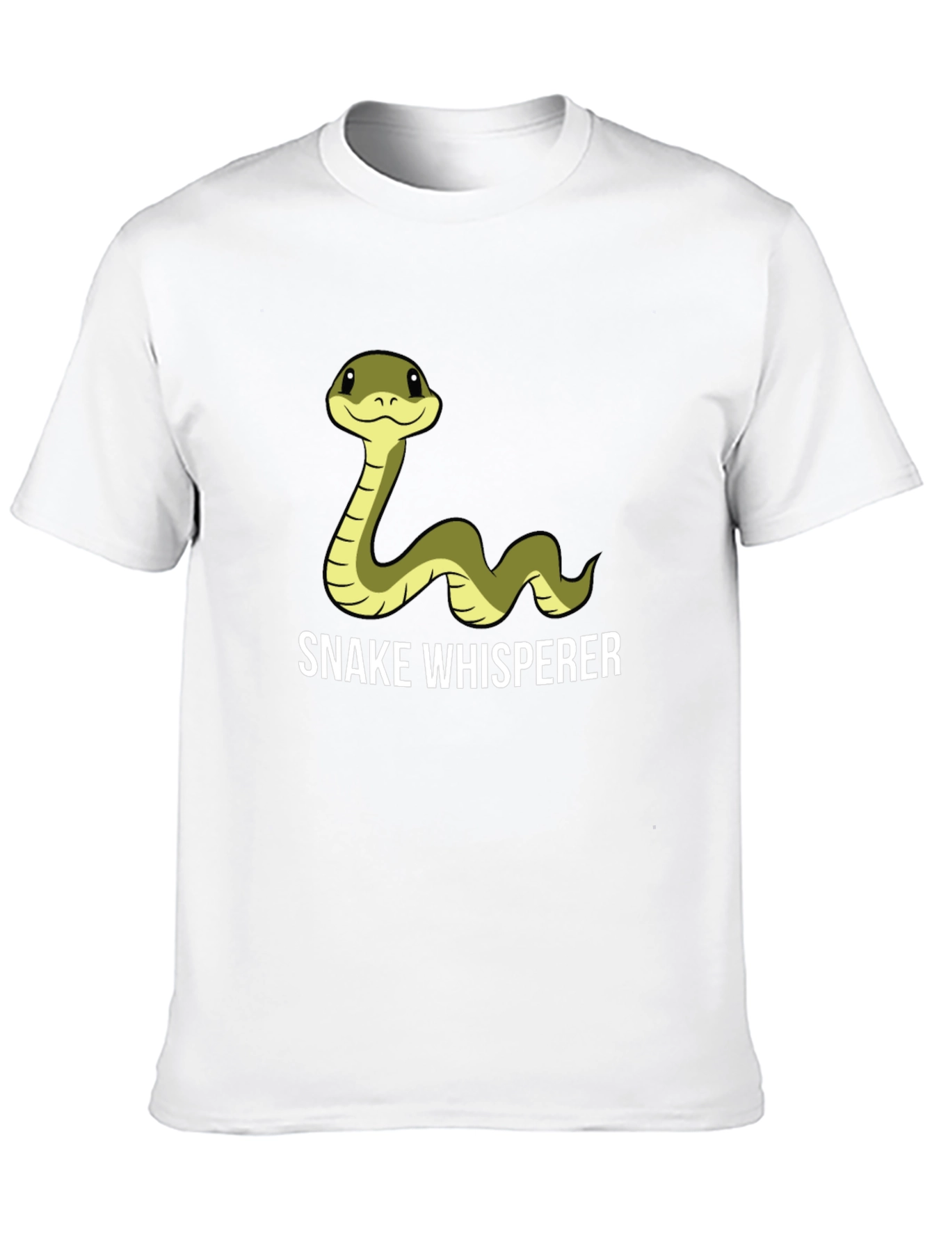 Camiseta Negra Snake Whisperer con Diseño de Serpiente