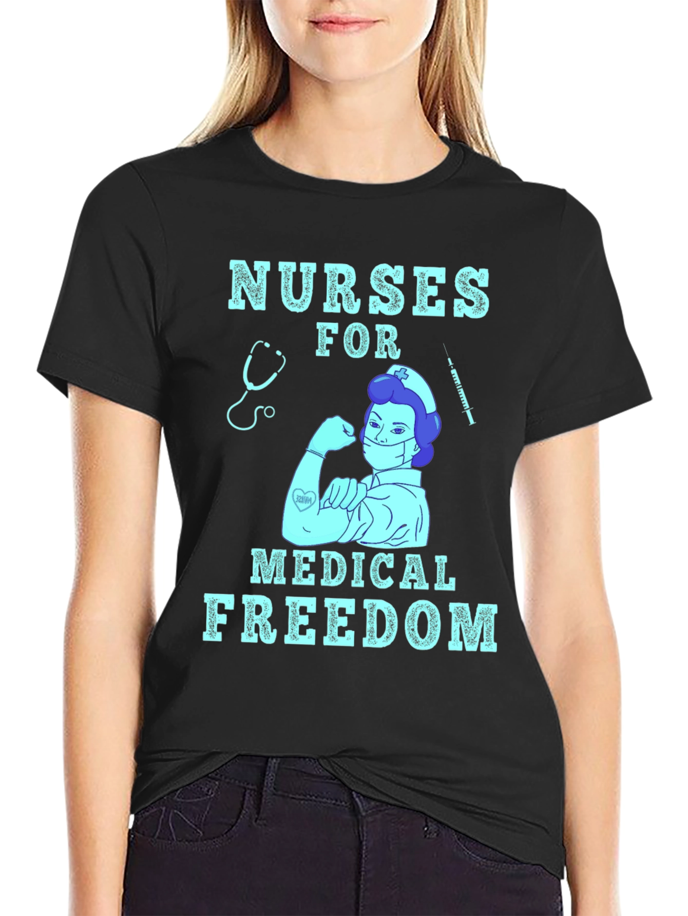 Camiseta Médica Nurses for Medical Freedom
