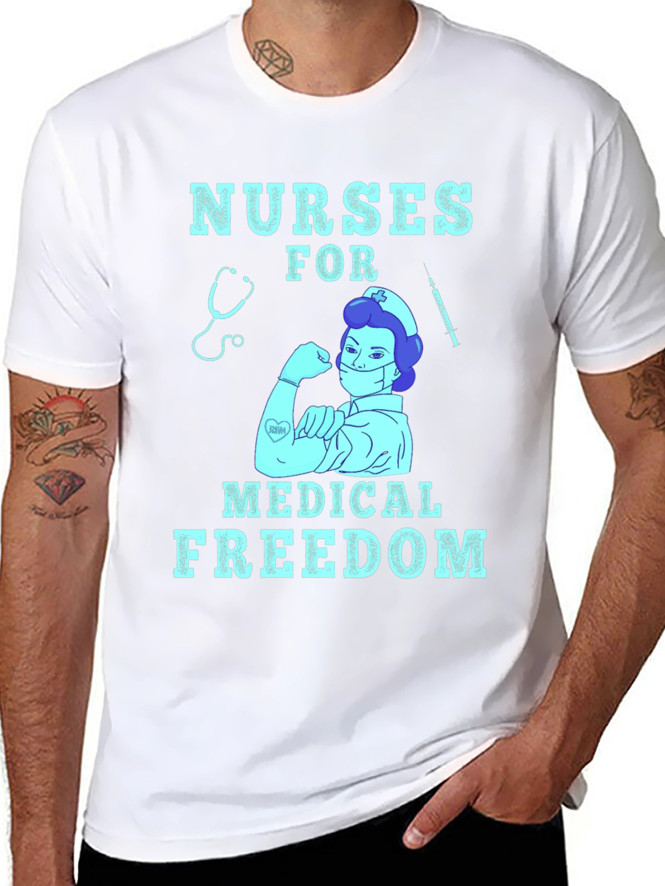 Camiseta Médica Nurses for Medical Freedom