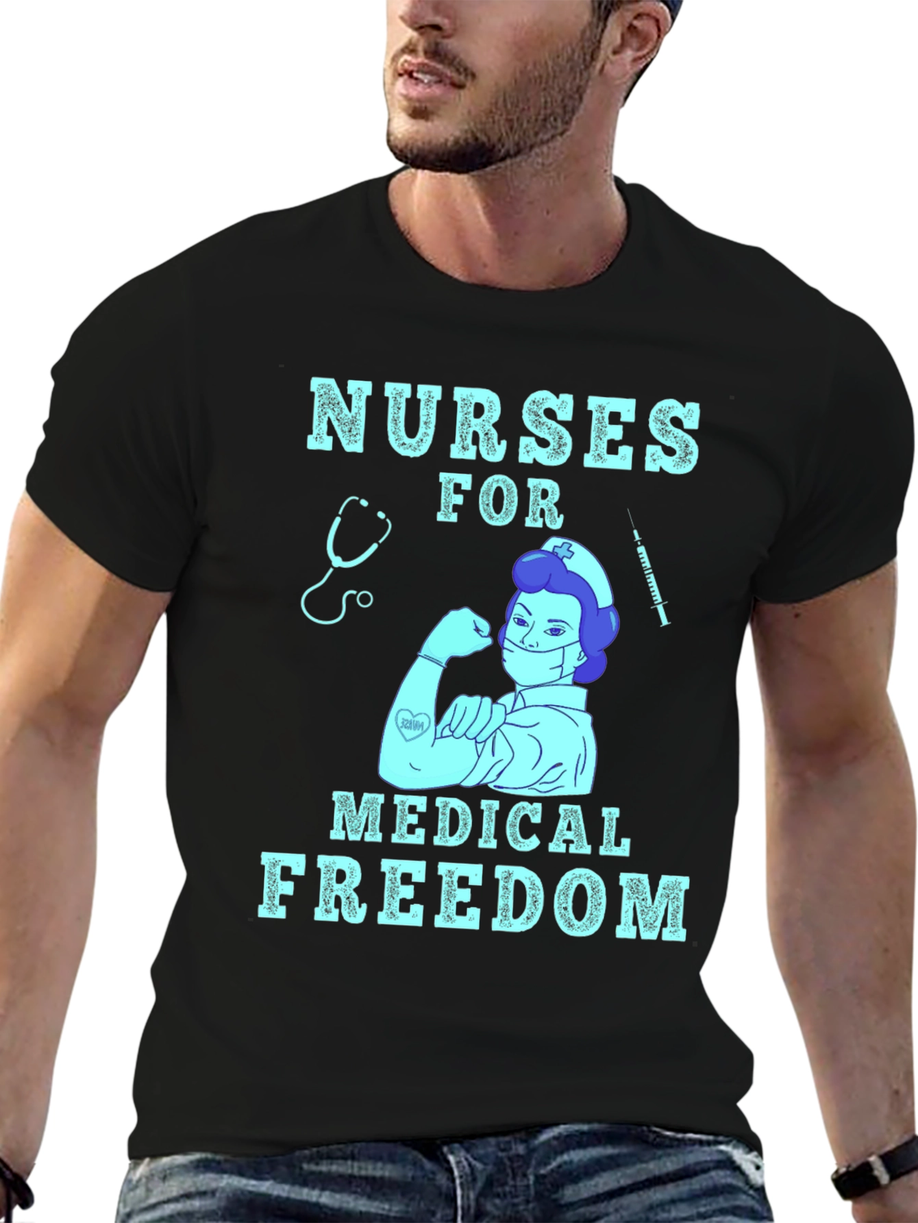 Camiseta Médica Nurses for Medical Freedom