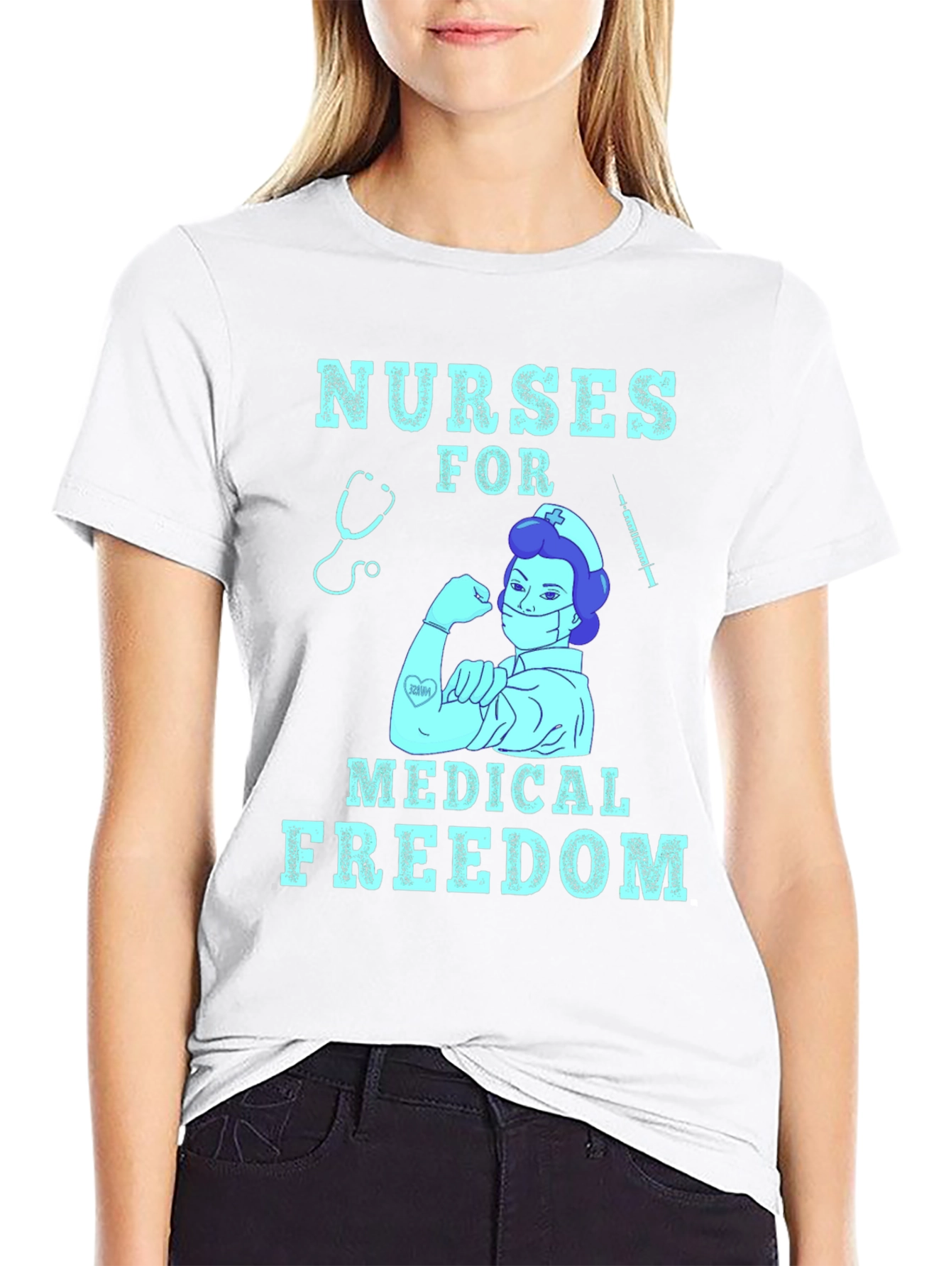 Camiseta Médica Nurses for Medical Freedom