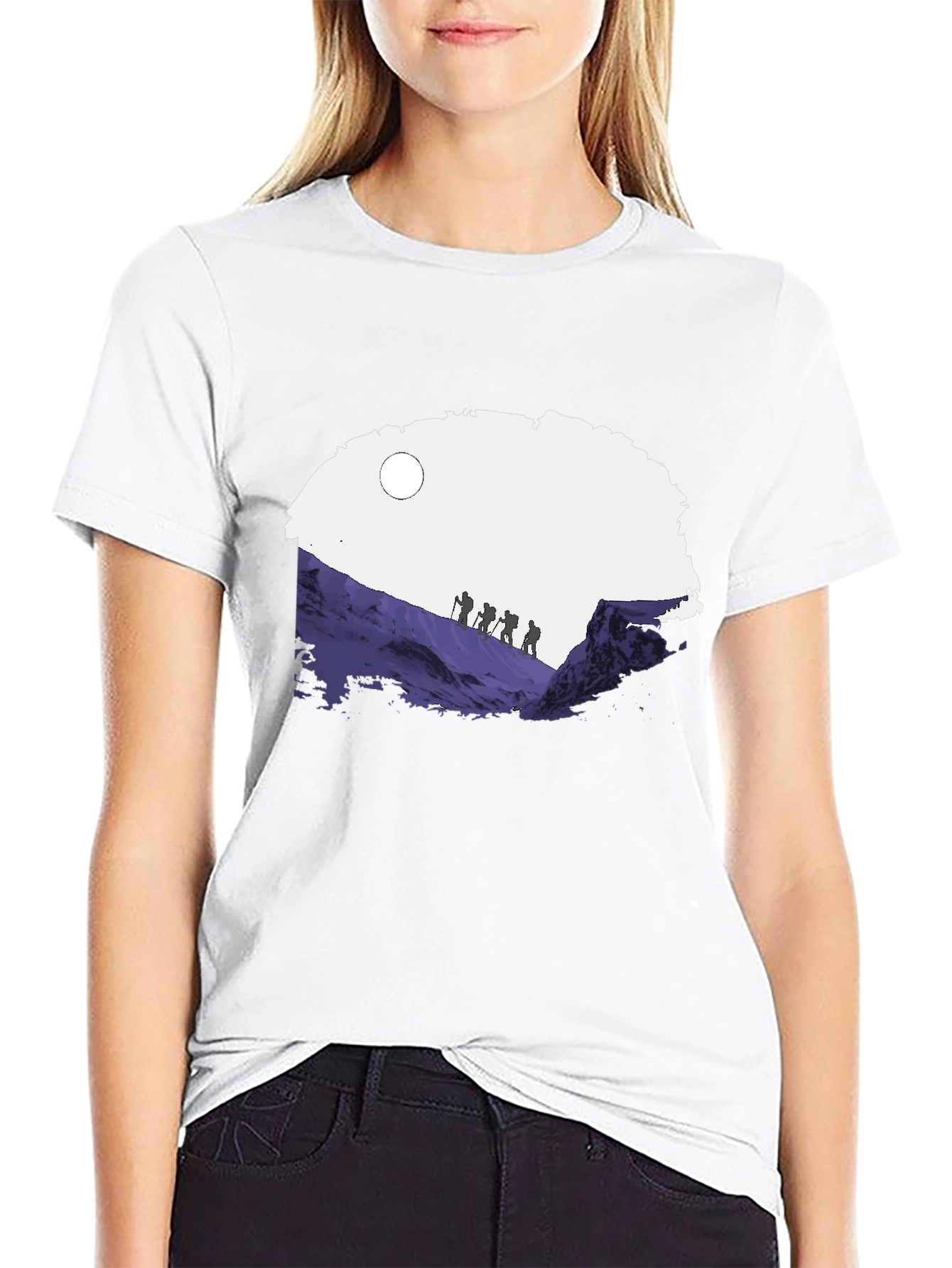 Camiseta Hombre Diseño Montañismo Aventura