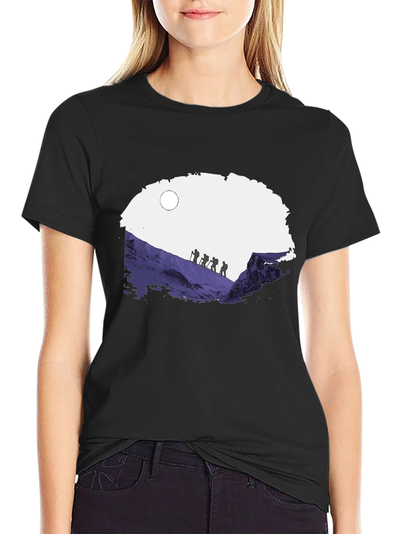 Camiseta Hombre Diseño Montañismo Aventura