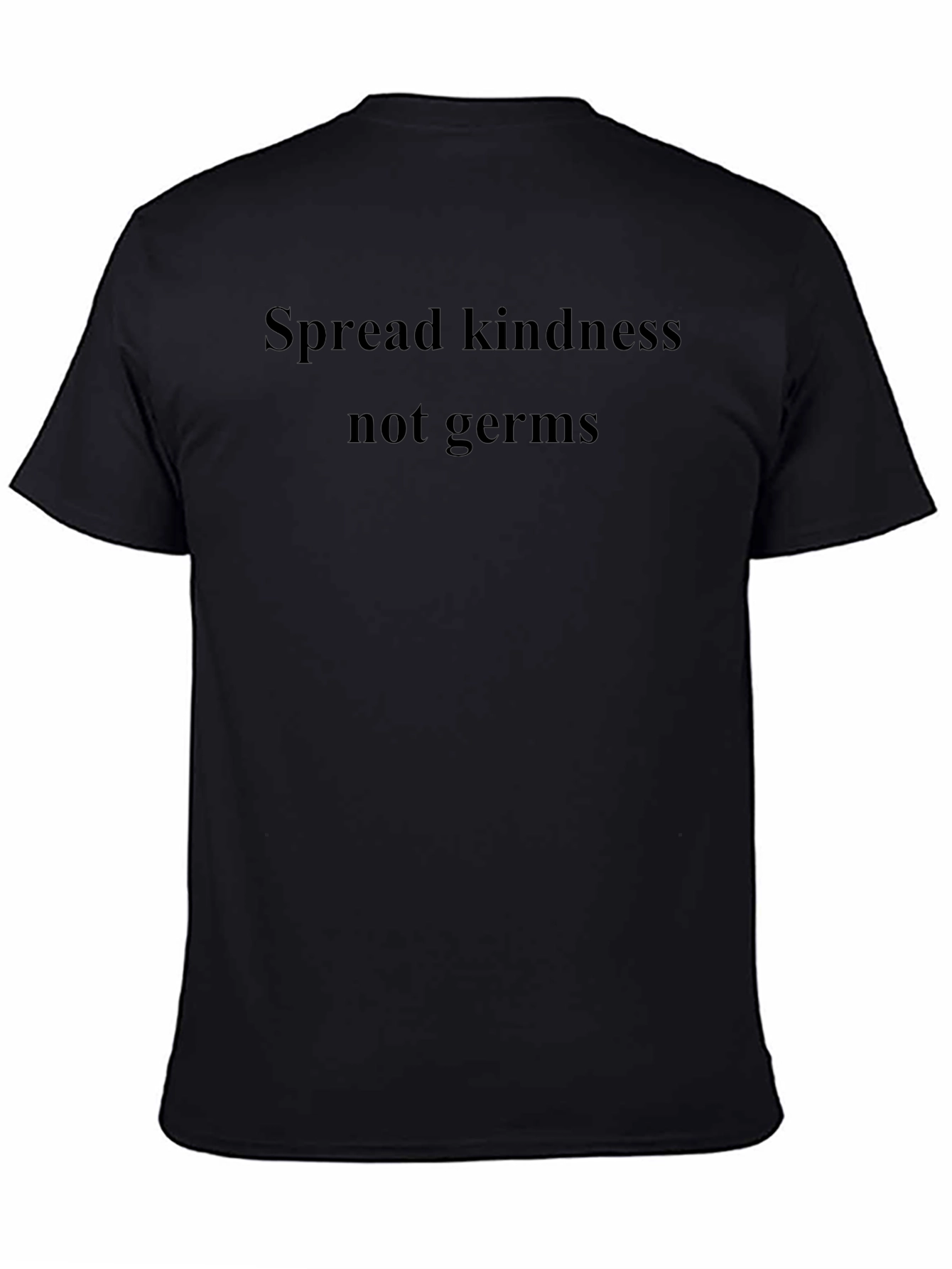 Camiseta Negra: Propaga Bondad No Gérmenes