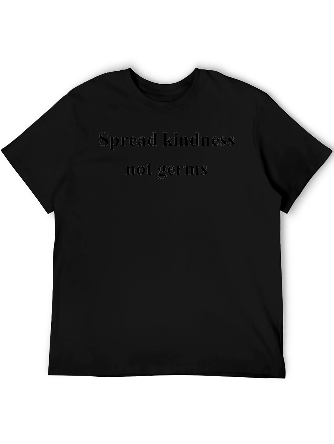 Camiseta Negra: Propaga Bondad No Gérmenes