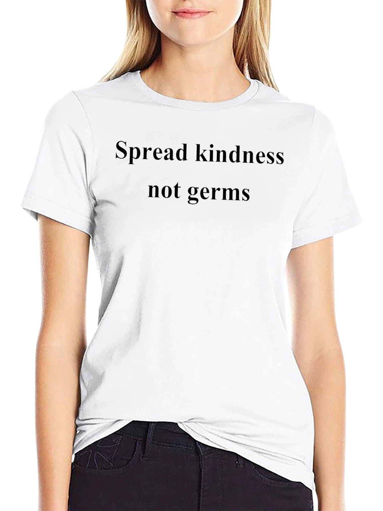 Camiseta Negra: Propaga Bondad No Gérmenes