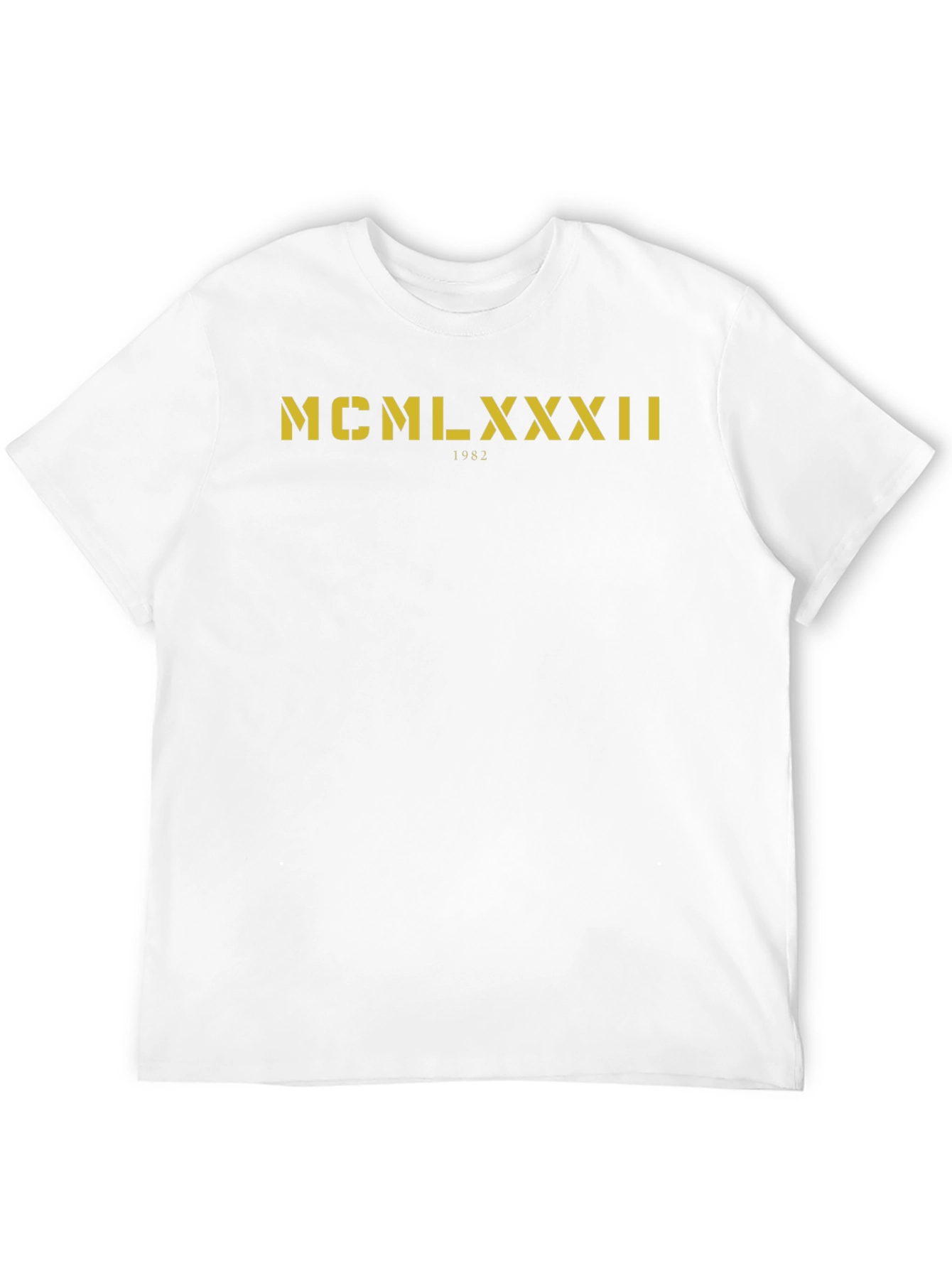 Camiseta Negra Clásica 1982 Estilo Retro