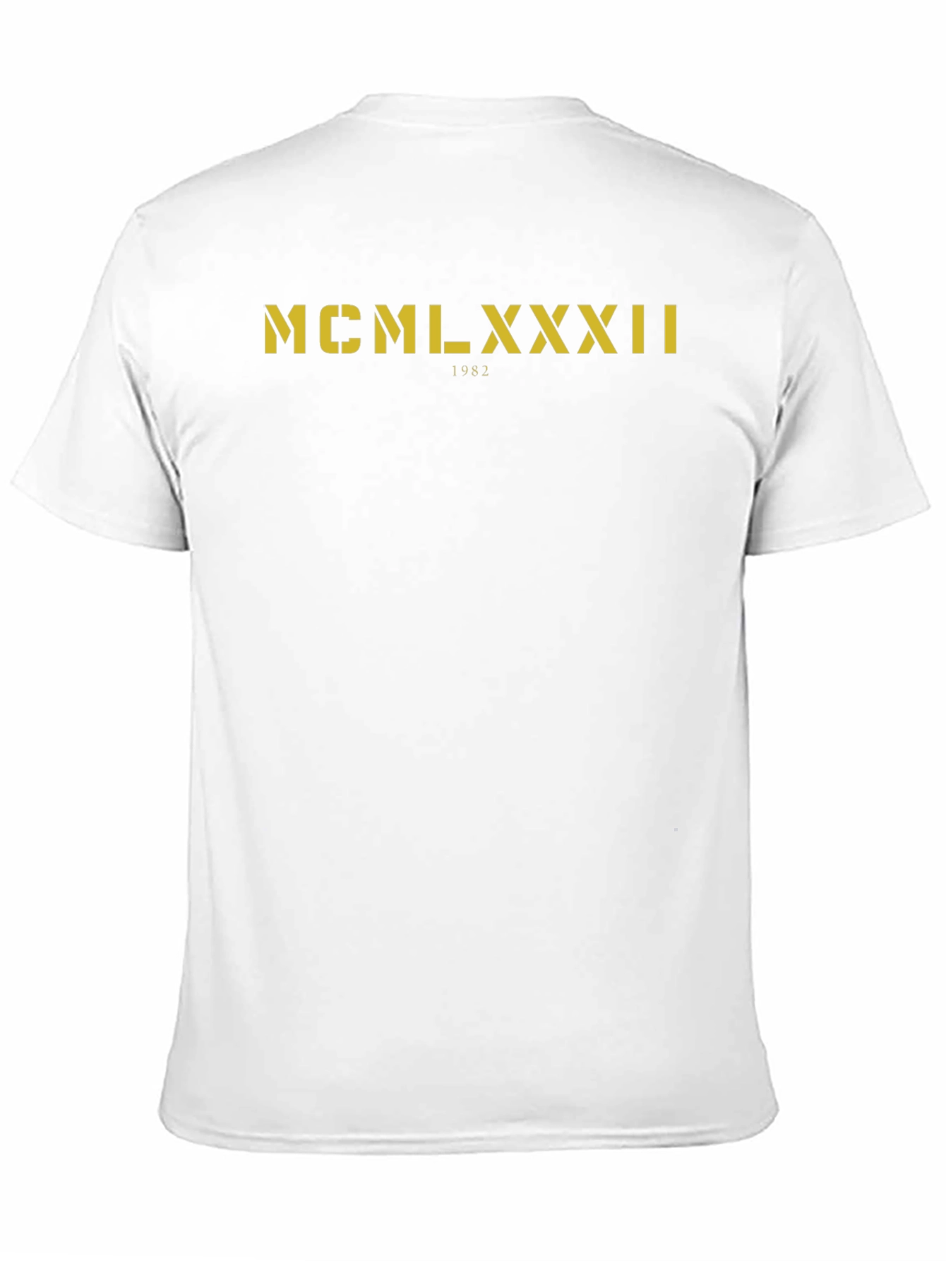 Camiseta Negra Clásica 1982 Estilo Retro
