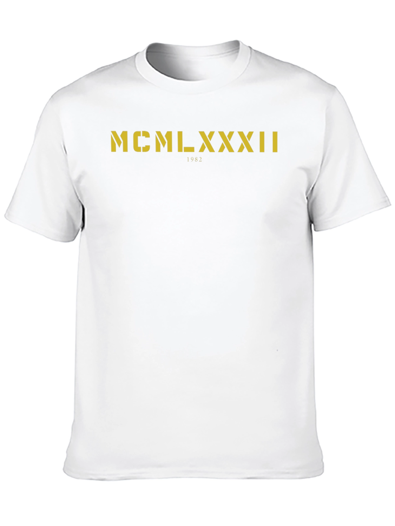 Camiseta Negra Clásica 1982 Estilo Retro