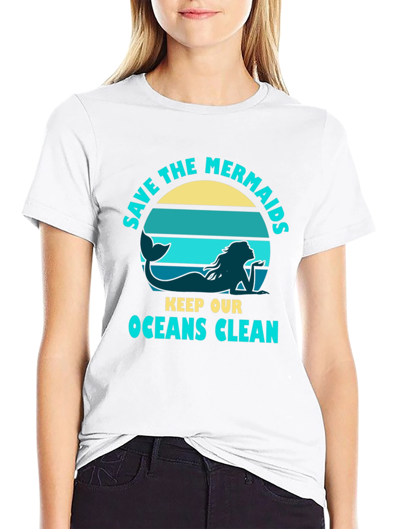 Camiseta Negra Salva a las Sirenas