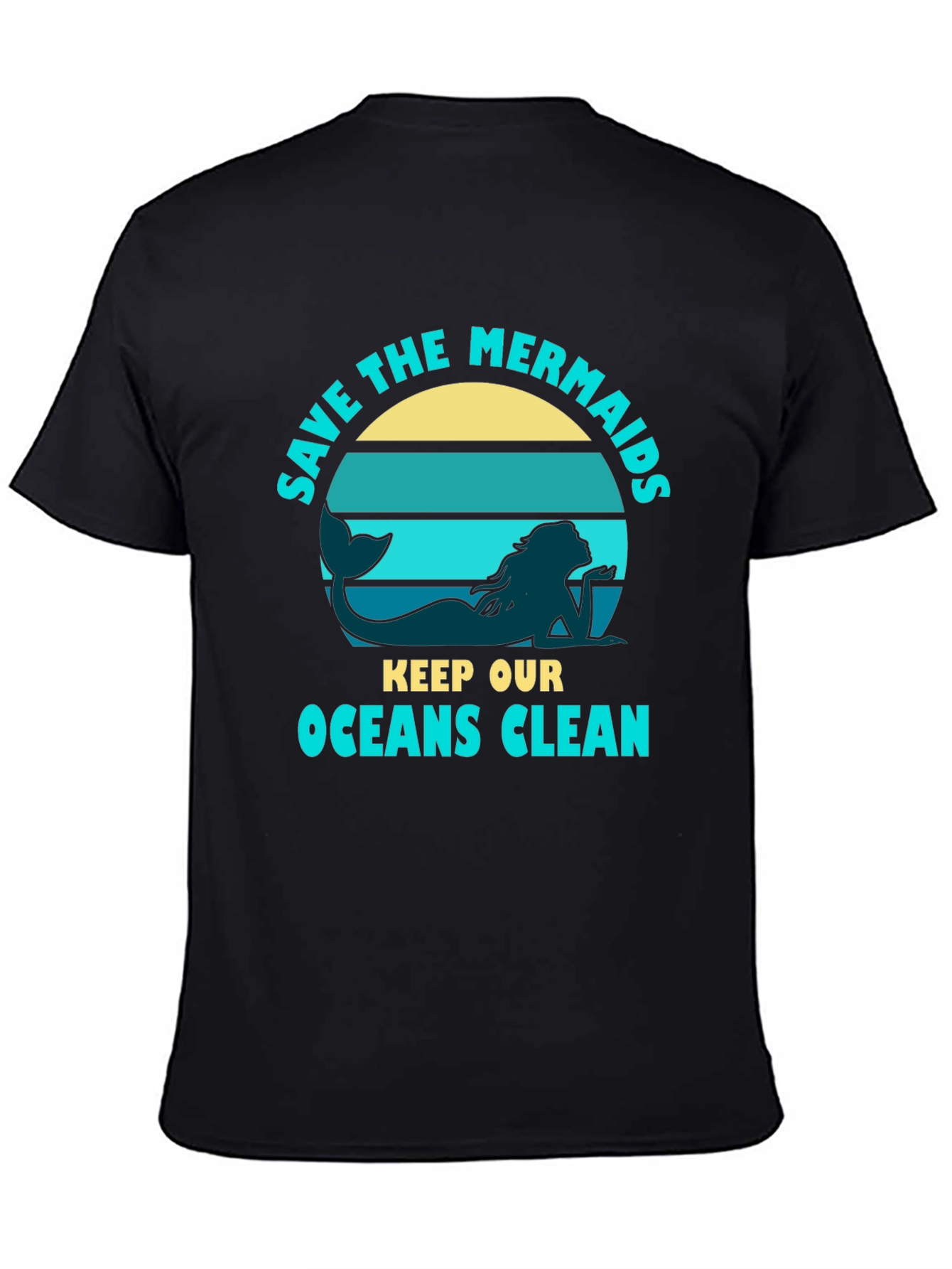 Camiseta Negra Salva a las Sirenas