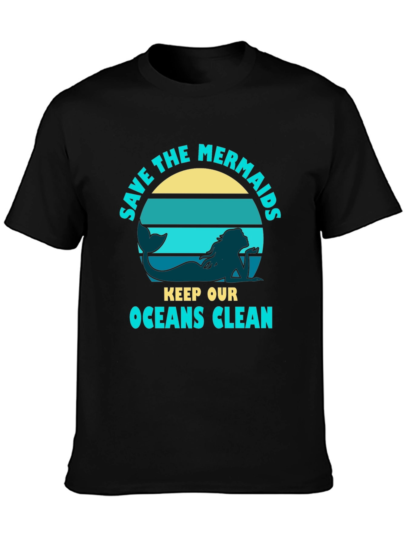 Camiseta Negra Salva a las Sirenas