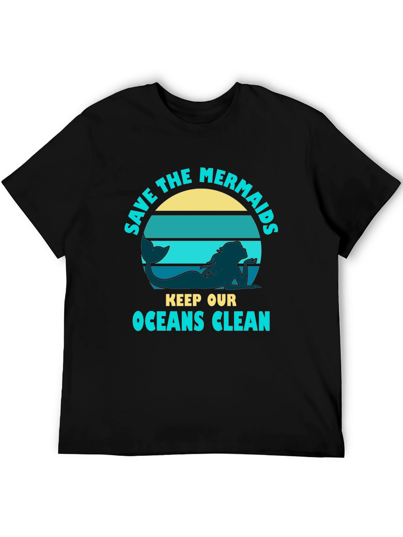 Camiseta Negra Salva a las Sirenas