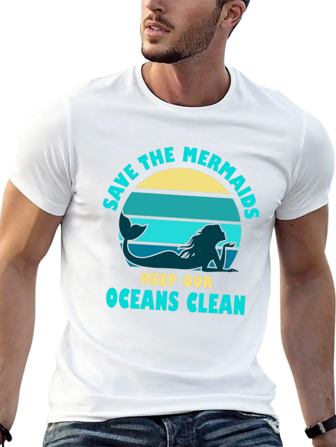 Camiseta Negra Salva a las Sirenas