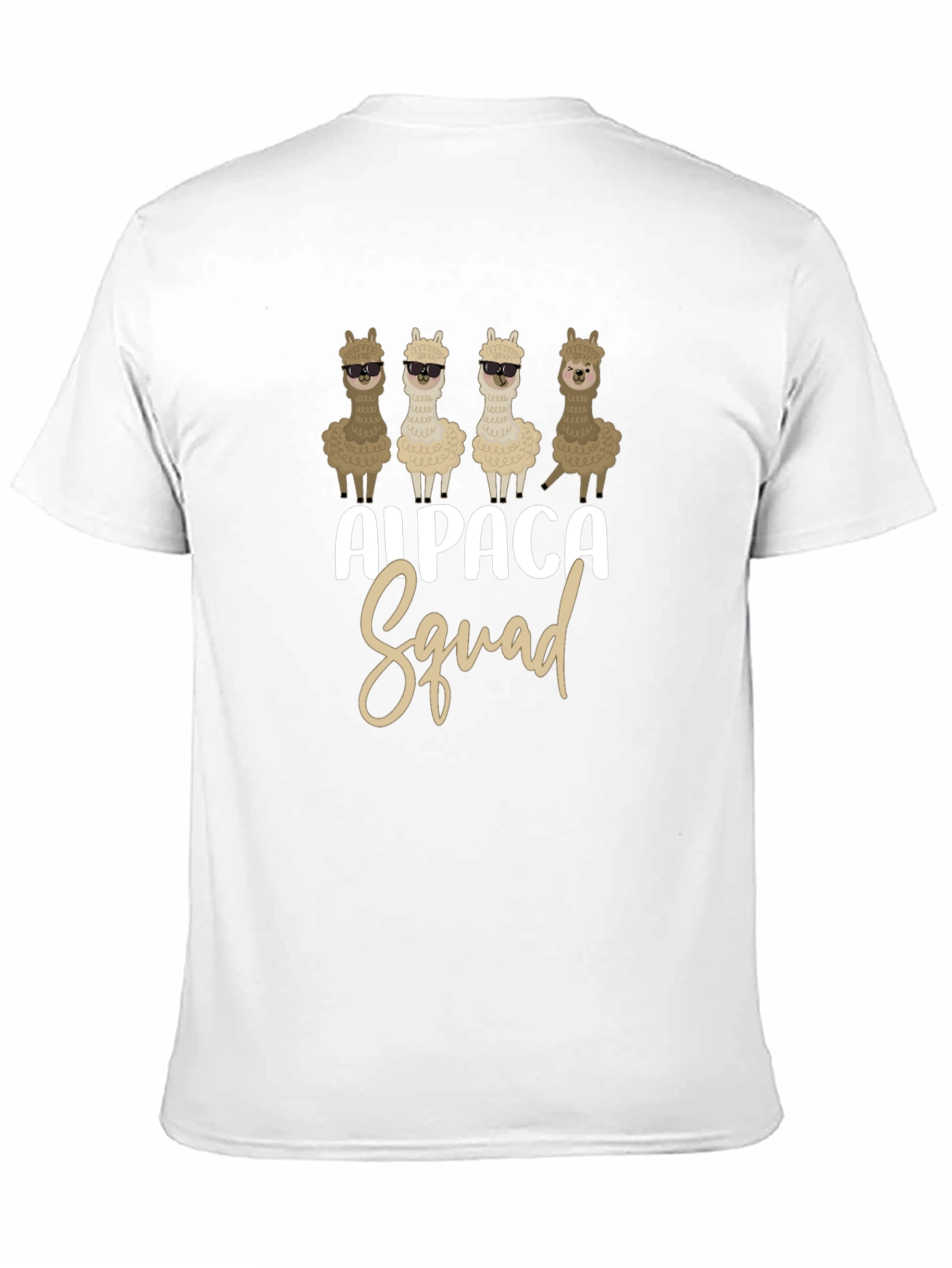 Camiseta Negra Alpaca Squad