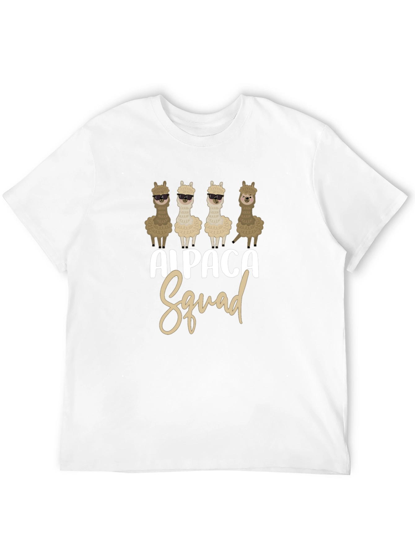 Camiseta Negra Alpaca Squad
