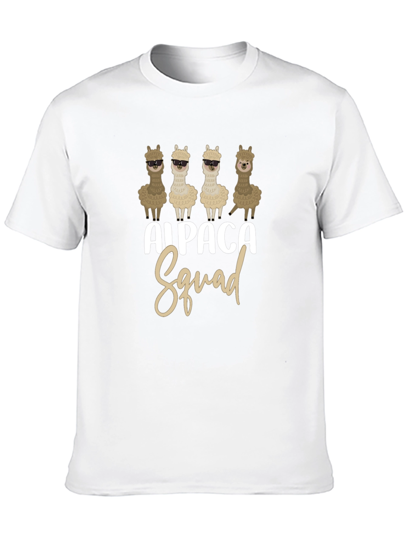 Camiseta Negra Alpaca Squad