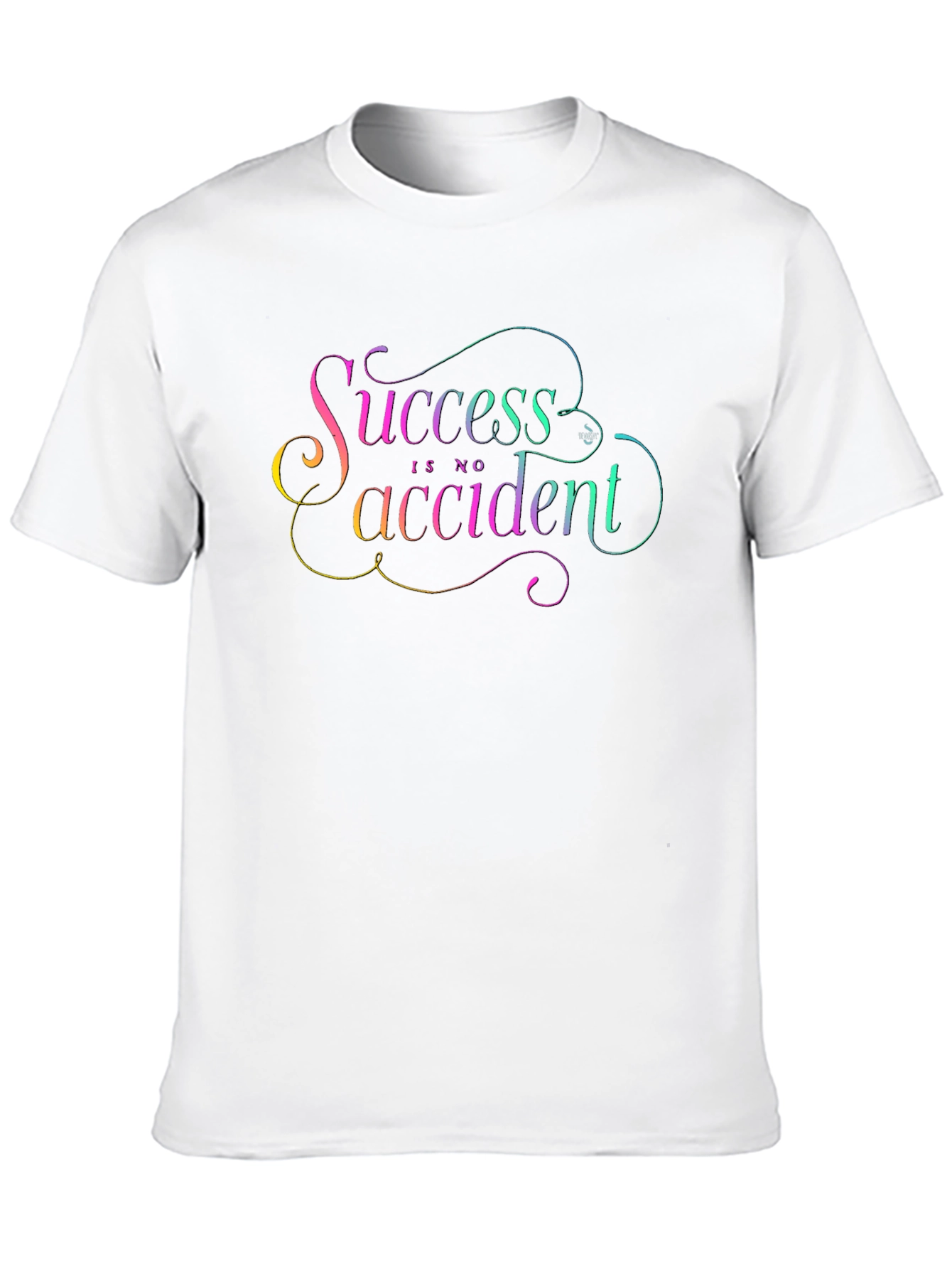 Camiseta Negra Éxito No Es Accidente Unisex