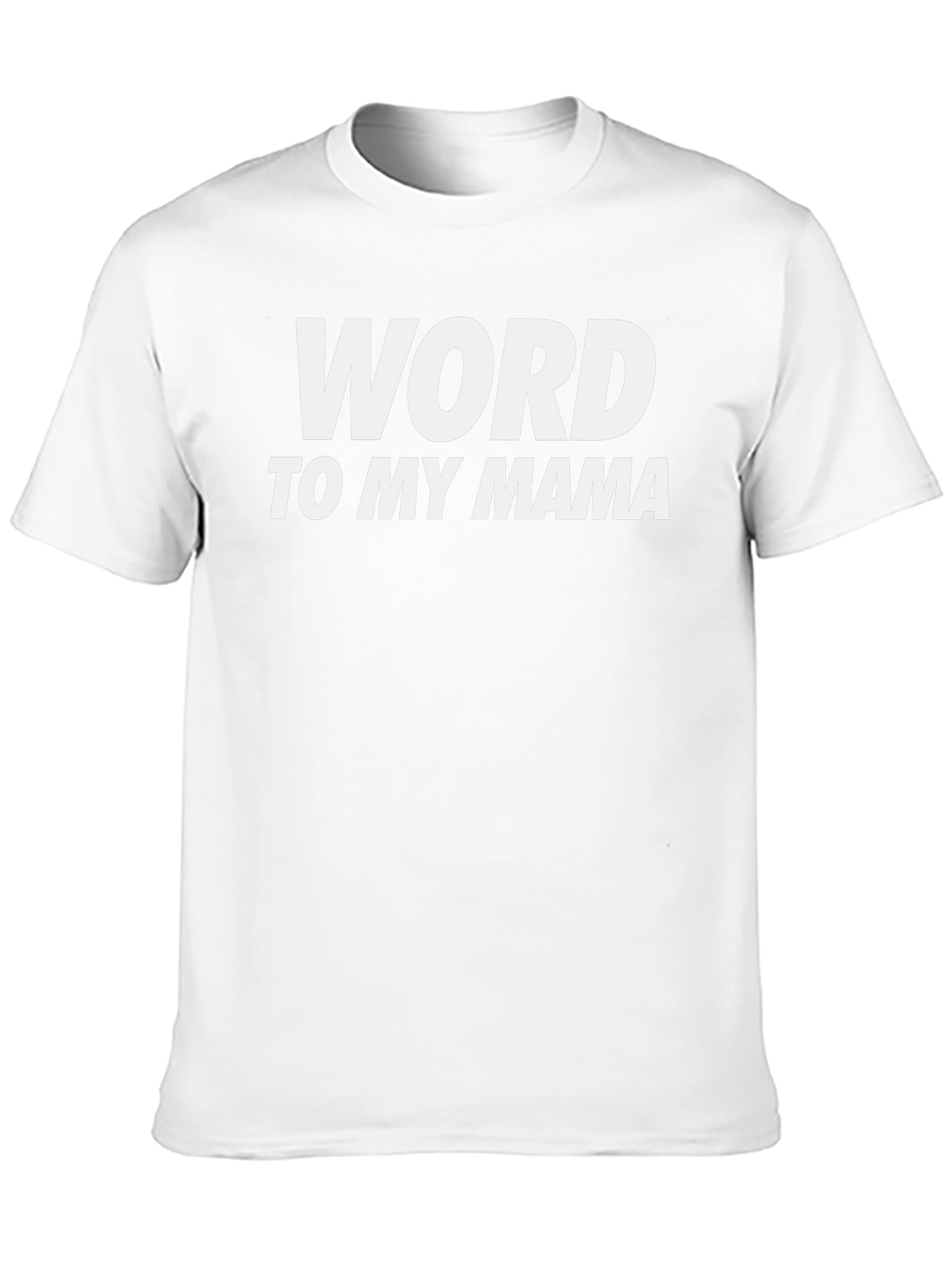 Camiseta Negra Word to My Mama Casual