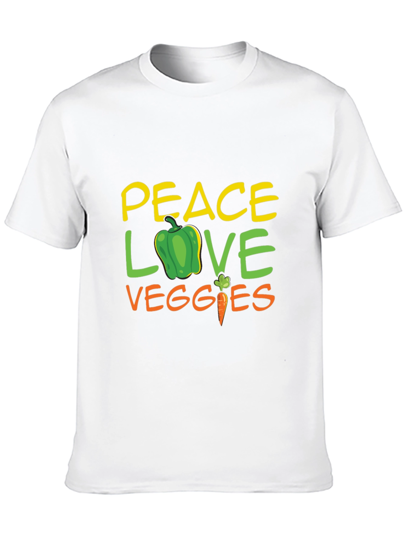 Camiseta Negra - Paz Amor Vegetales