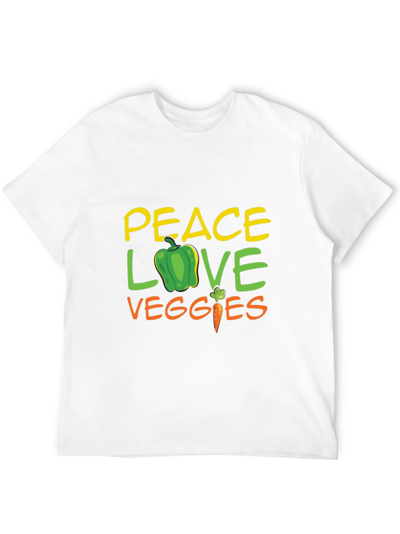 Camiseta Negra - Paz Amor Vegetales