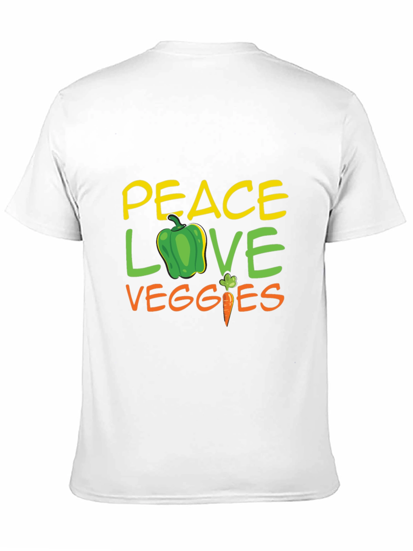 Camiseta Negra - Paz Amor Vegetales