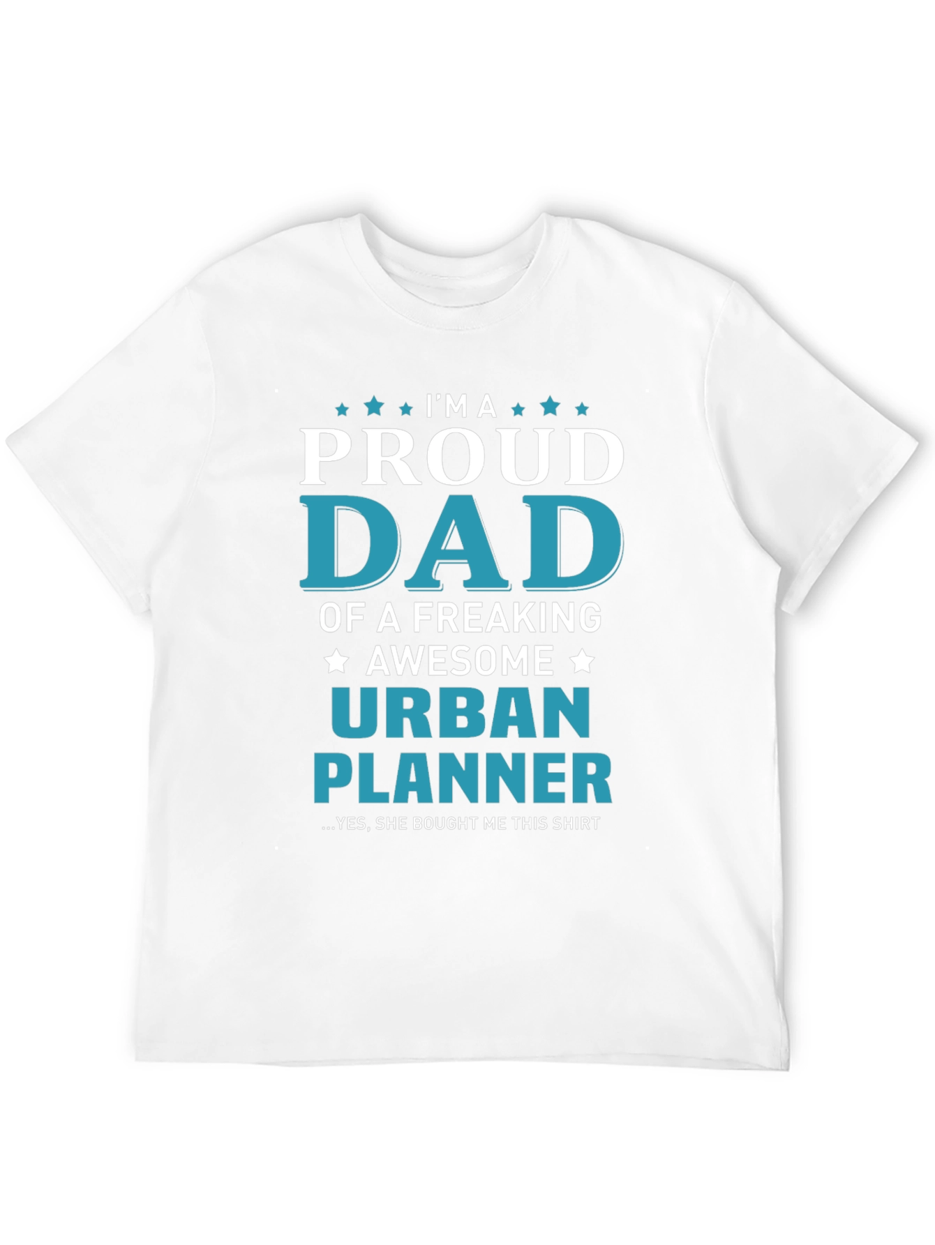 Camiseta Negra: Papá Orgulloso Planificador Urbano