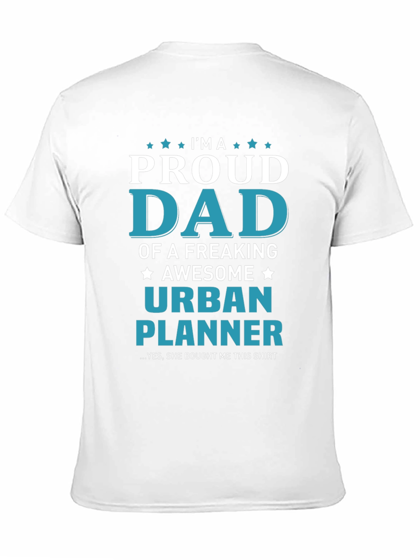 Camiseta Negra: Papá Orgulloso Planificador Urbano