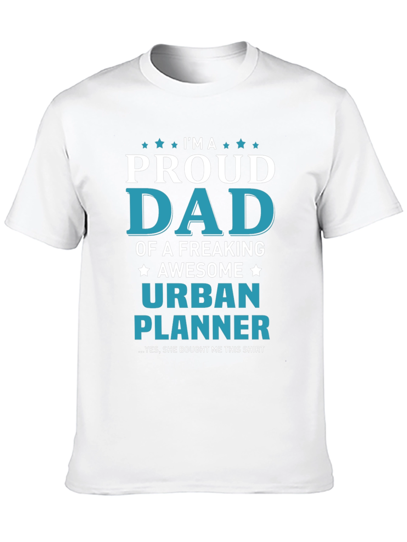 Camiseta Negra: Papá Orgulloso Planificador Urbano