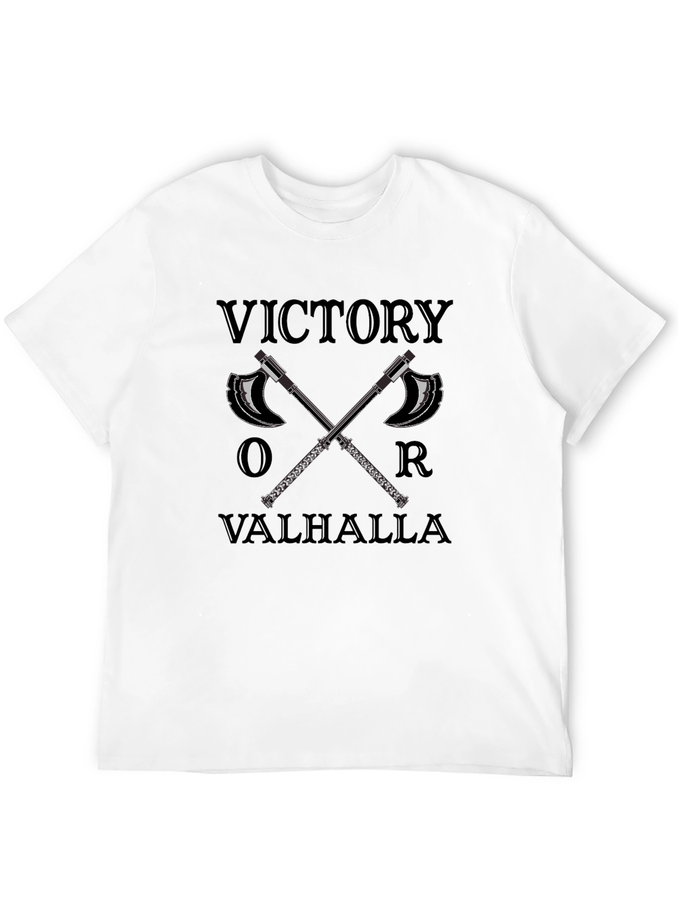 Camiseta Hombre Vikinga: Victoria o Valhalla
