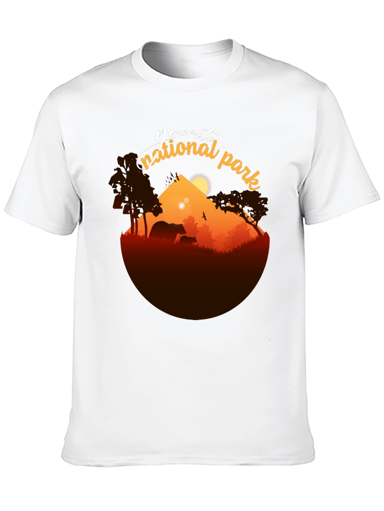 Camiseta Negra Yosemite National Park