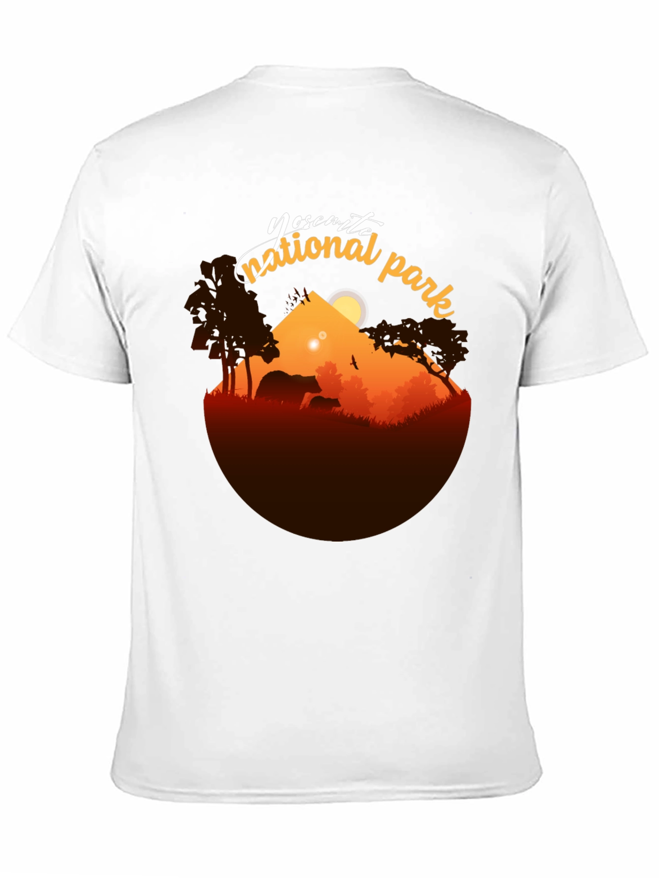Camiseta Negra Yosemite National Park