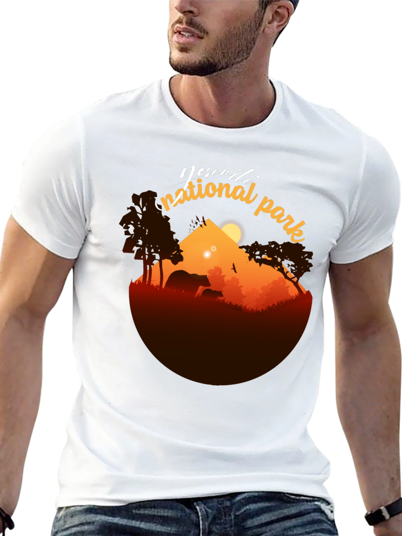 Camiseta Negra Yosemite National Park