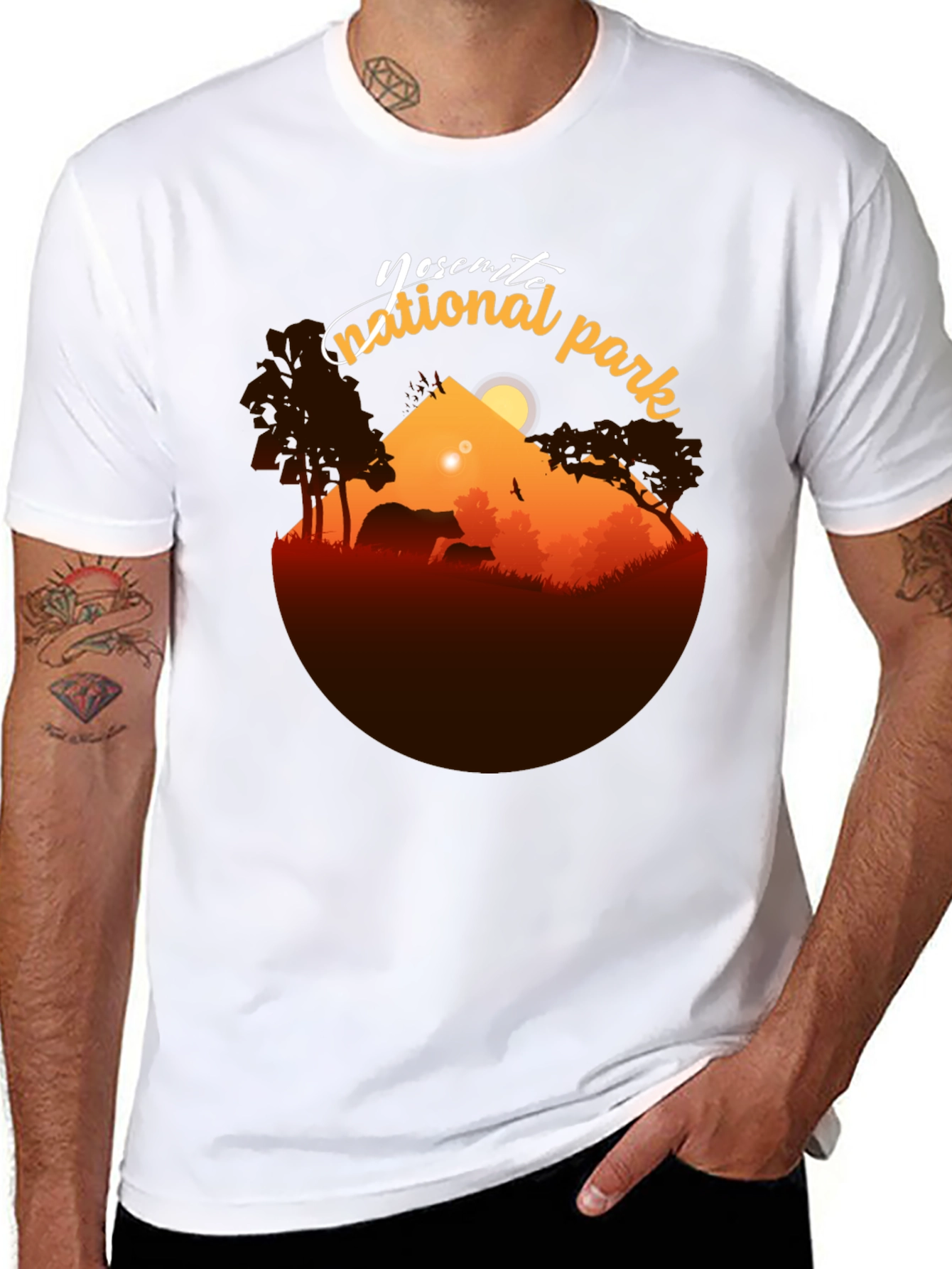 Camiseta Negra Yosemite National Park