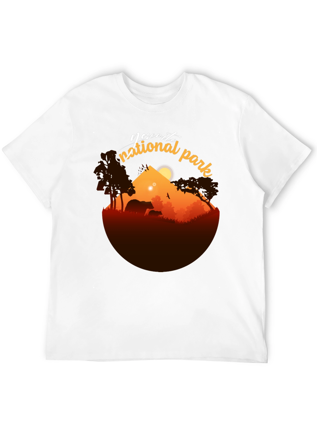 Camiseta Negra Yosemite National Park