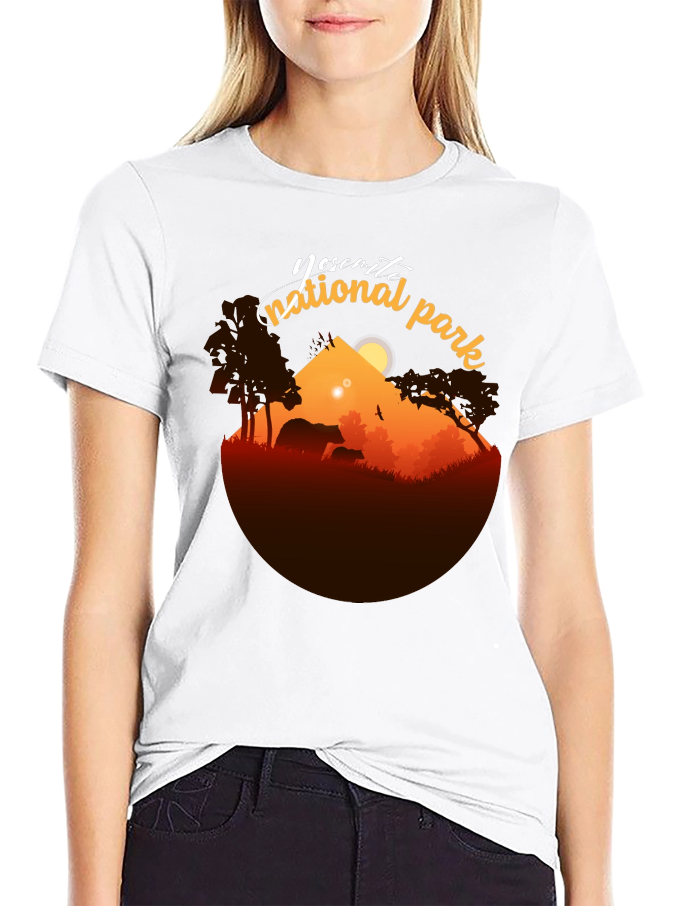 Camiseta Negra Yosemite National Park
