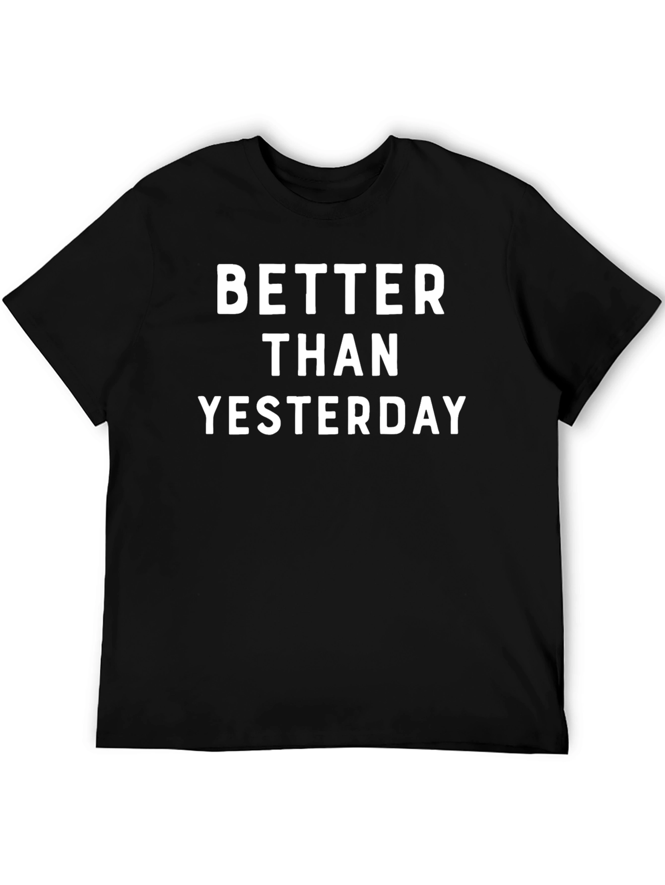 Camiseta Negra: Better Than Yesterday