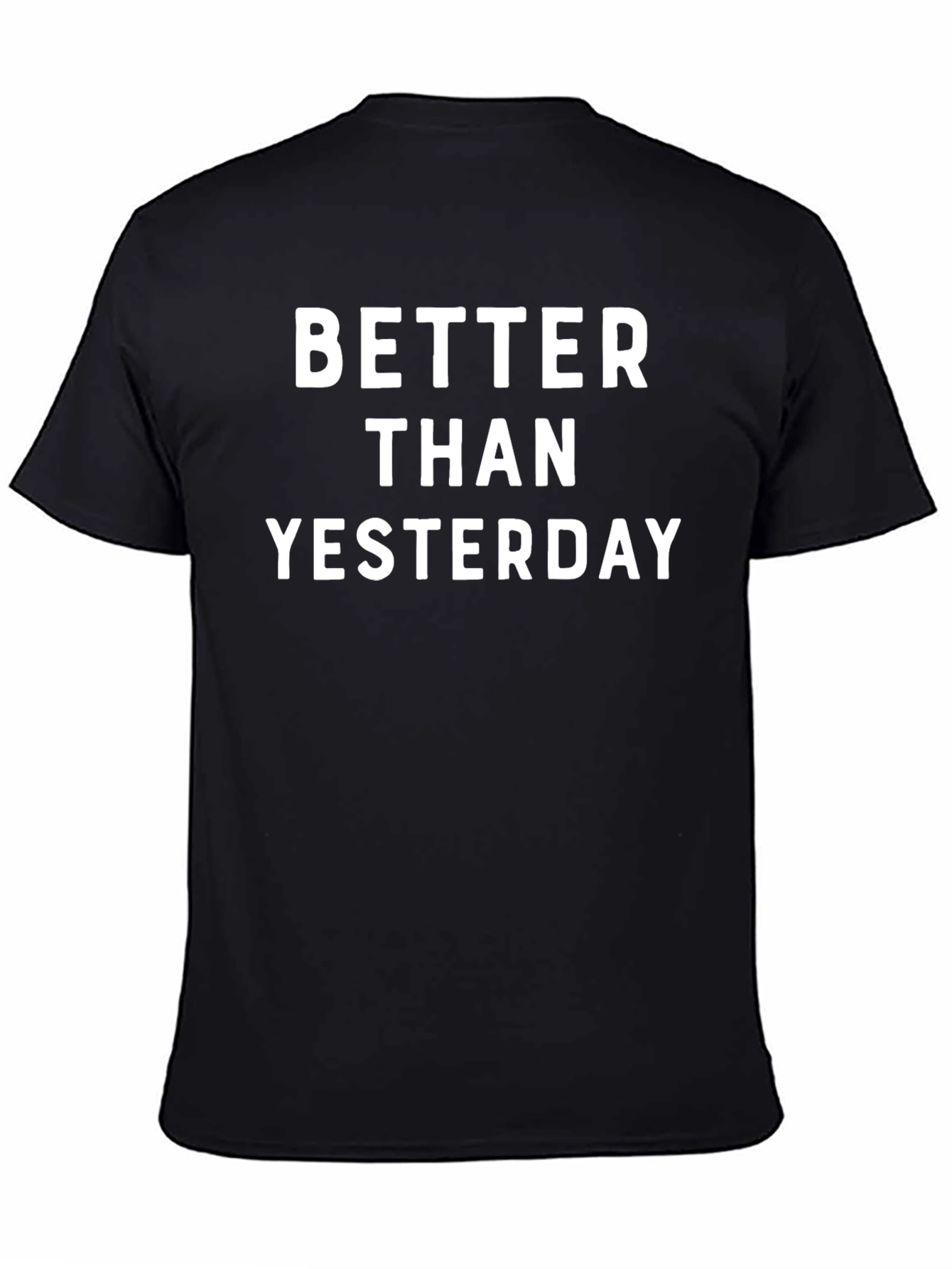 Camiseta Negra: Better Than Yesterday