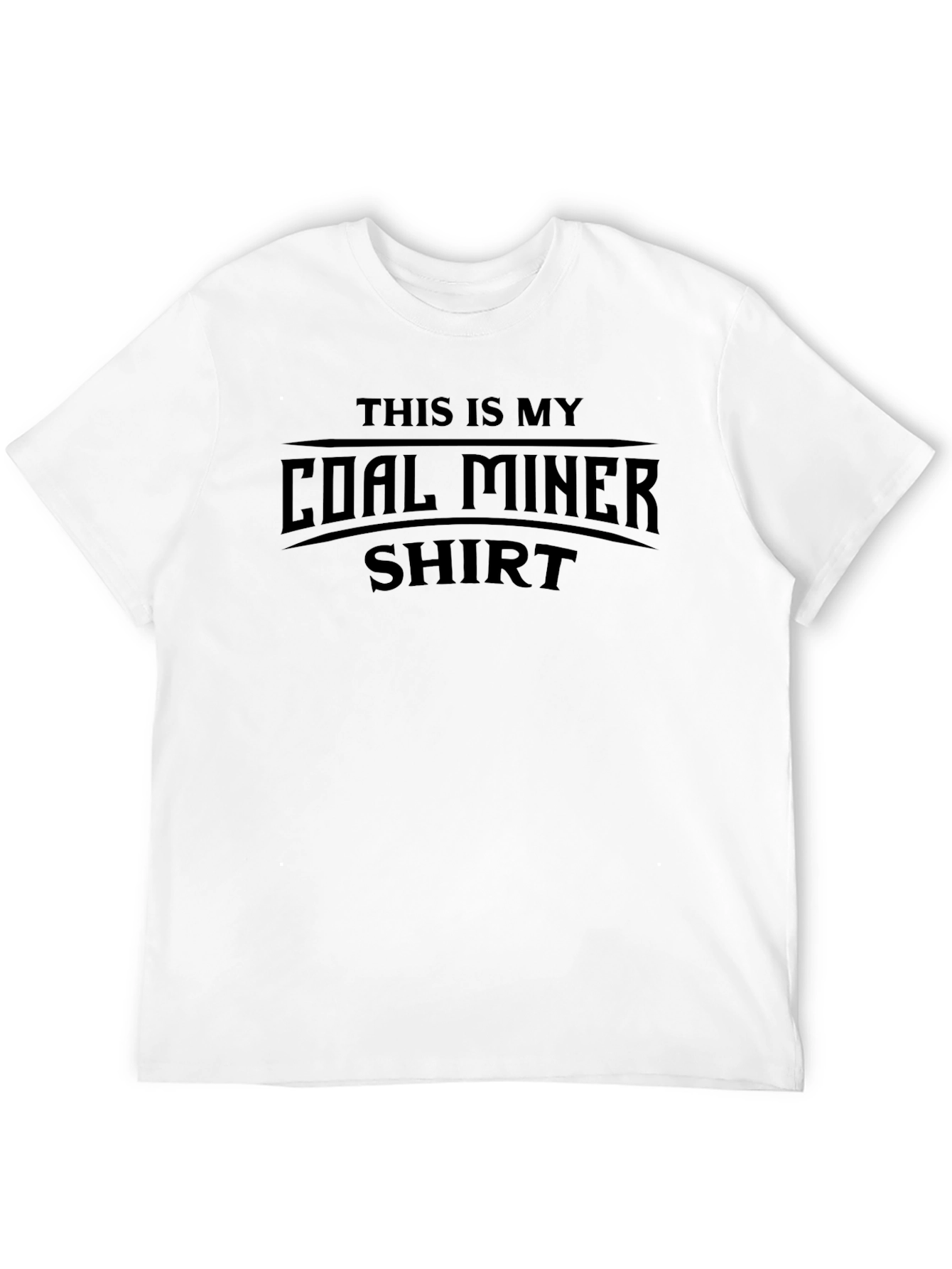 Camiseta Negra This is My Coal Miner Shirt