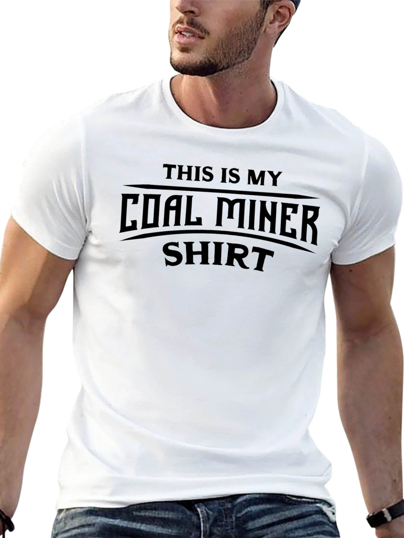 Camiseta Negra This is My Coal Miner Shirt