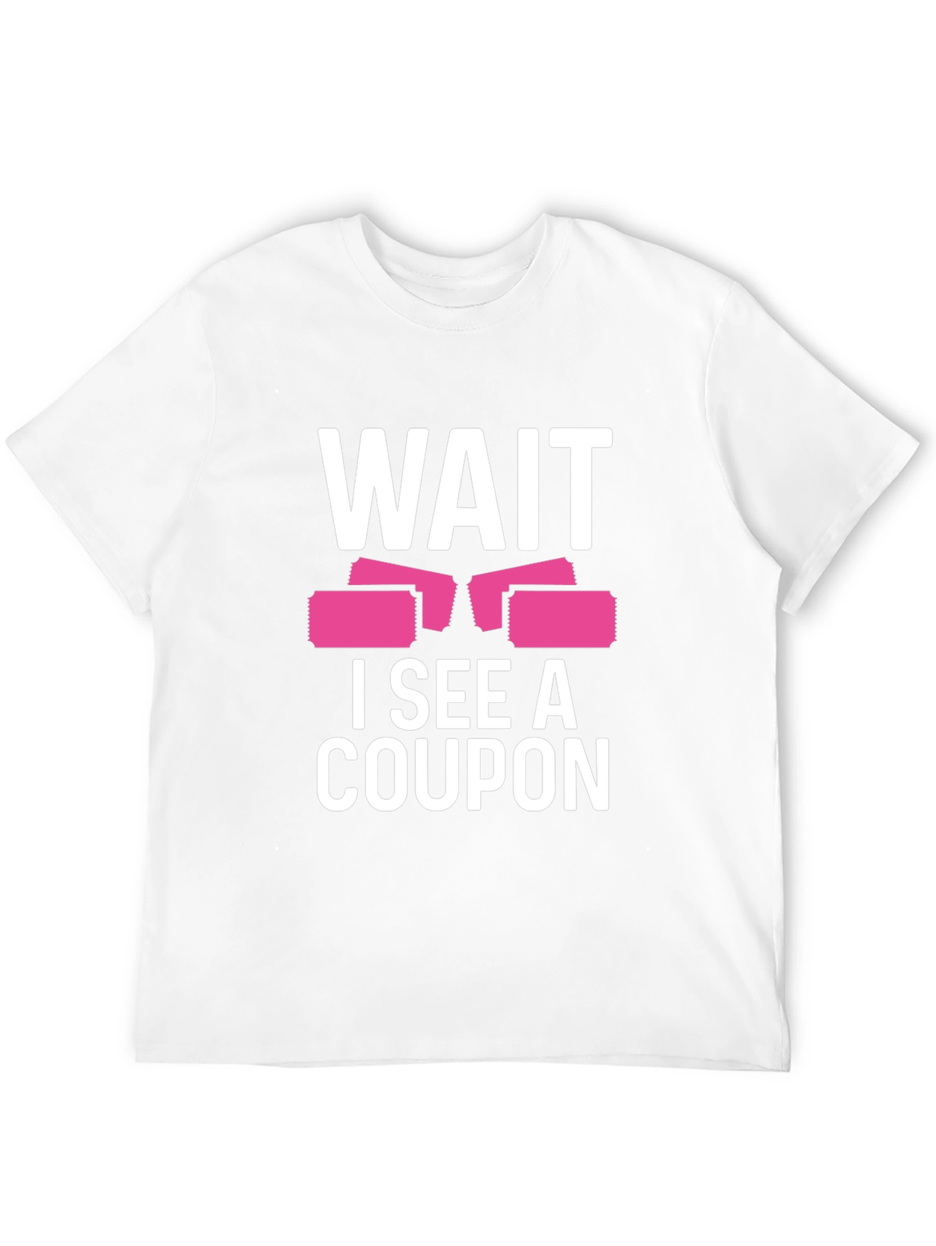 Camiseta Negra Wait I See A Coupon