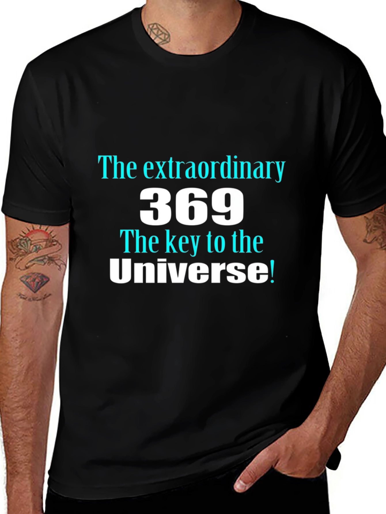 Camiseta Negra 369 Universo