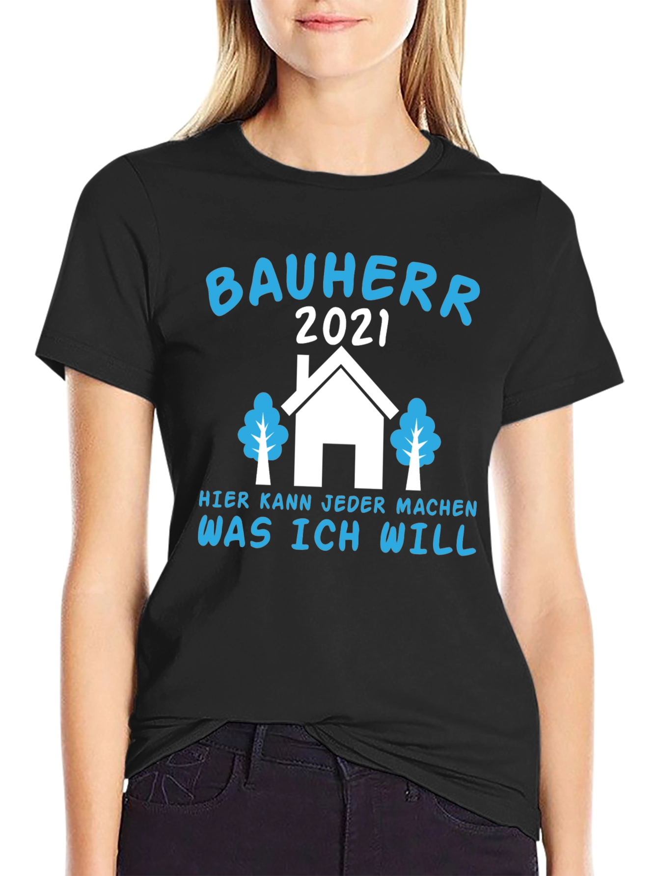 Camiseta Negra Bauherr 2021 para Constructor