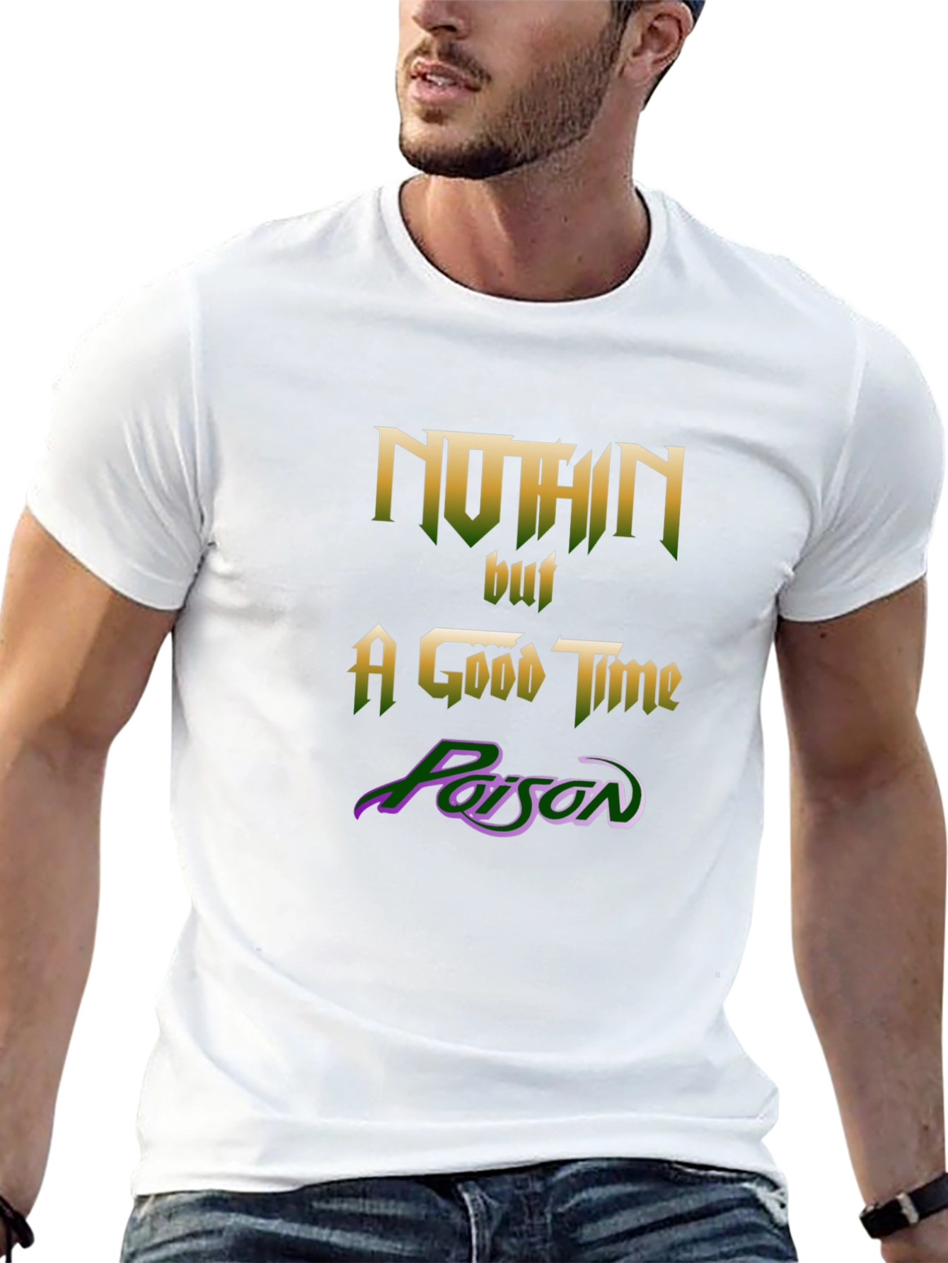 Camiseta Negra Nothin but a Good Time Poison