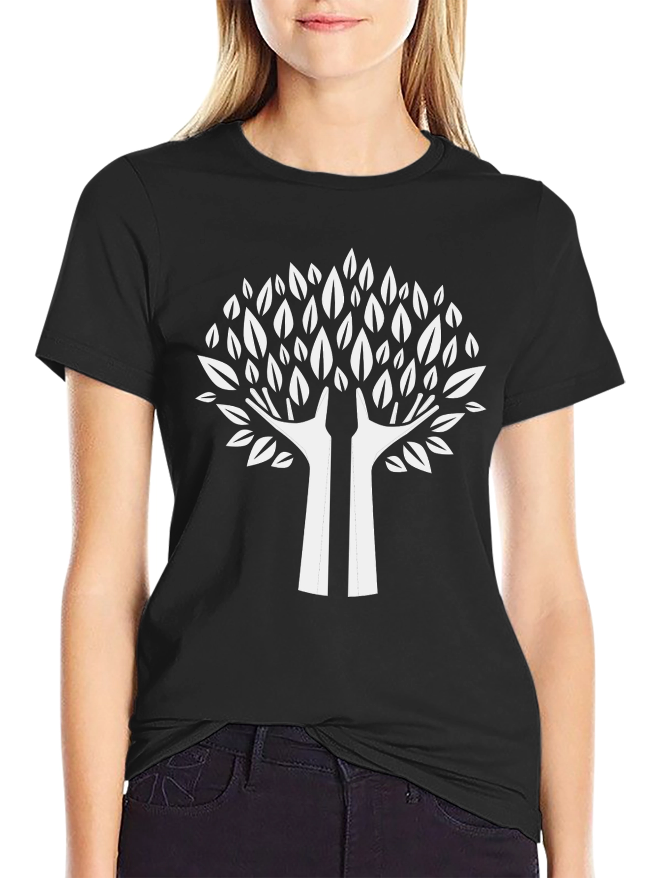 Camiseta Negra Árbol de la Vida Unisex