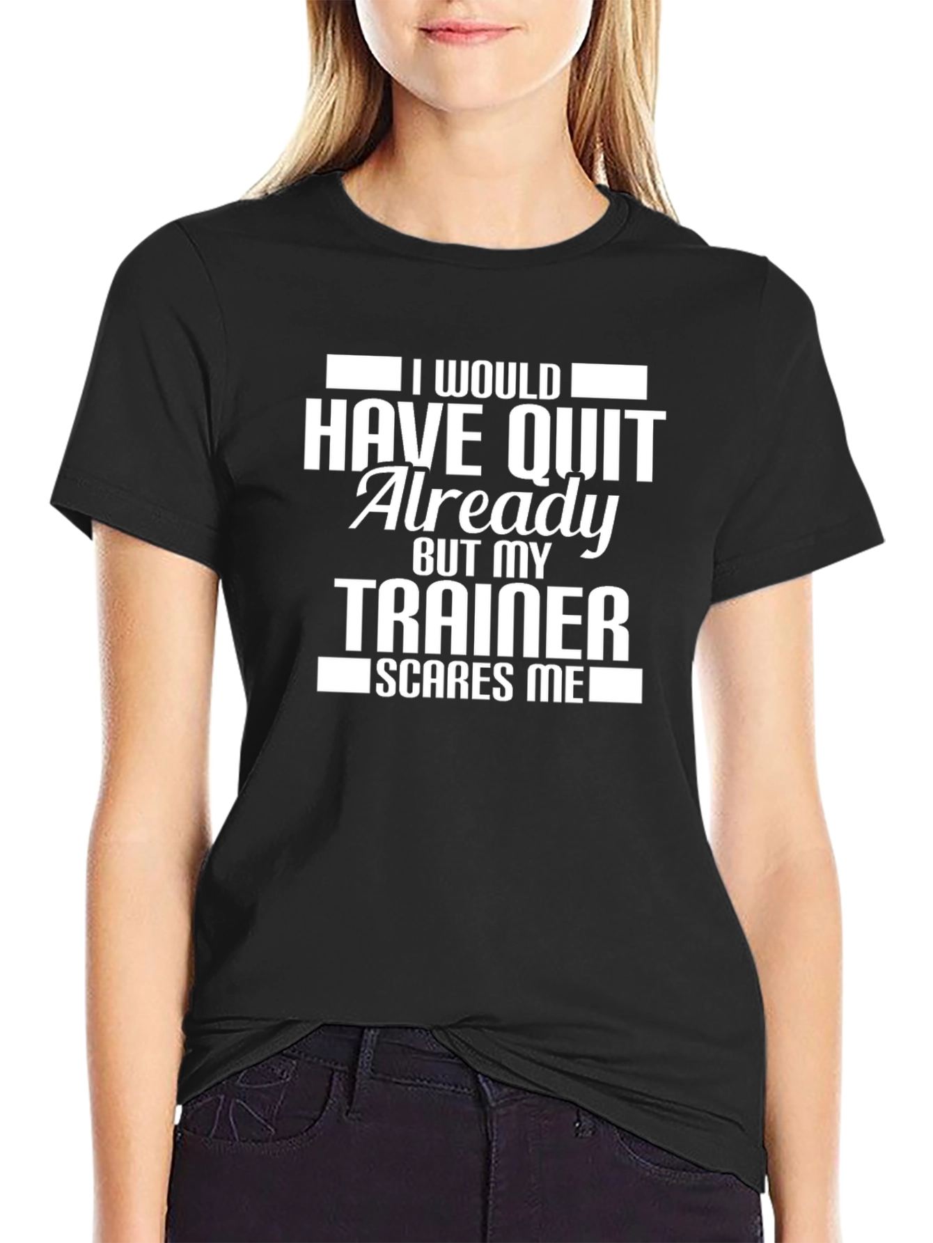 Camiseta Negra: Mi Entrenador Da Miedo